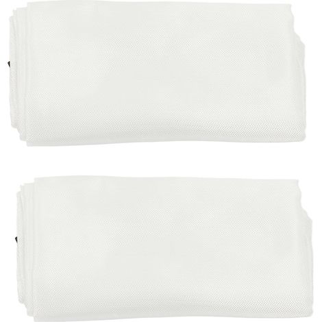 Couverture anti-feu 1x1m en fibre de verre, 2 pièces pour sécurité incendie cuisine et maison - Protection urgence et isolation thermique (1/5)