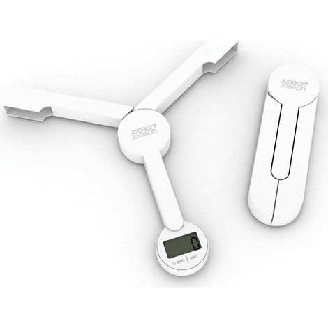 Joseph Joseph TriScale báscula de cocina plegable blanca (1/5)