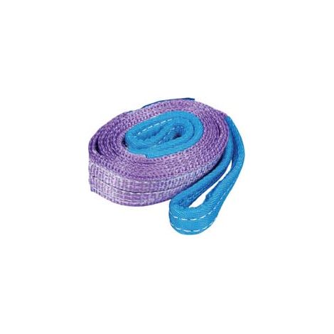 CINGHIE DI SOLLEVAMENTO CON FASCIA A DOPPIO STRATO MM.50 mt.3 x mm.50h. portata Kg.1000 colore viola ROBUR