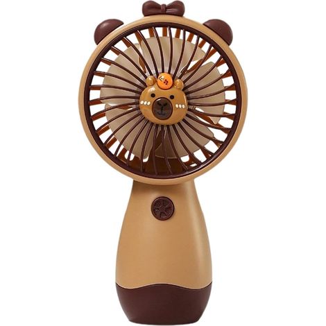 Ventilateur de à main Appareil USB rechargeable avec un mignon (1/5)