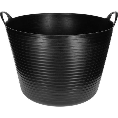 Kerbl Trog FlexBag schwarz (Fassungsvermögen 60 Liter, Futtereimer) 3228268