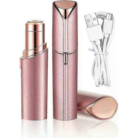Épilateur électrique pour le visage et les sourcils, tondeuse et rasoir pour zones sensibles, outil d'épilation féminin, neuf sous emballage. (1/5)