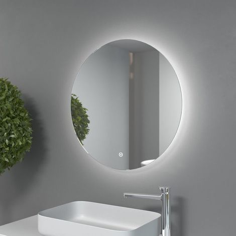 Miroir lumineux à LED Ø 600 mm
