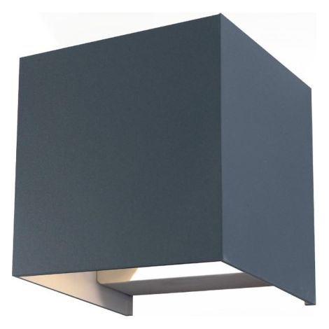 Aplique exter. 13,6x10x11,7cm led 5w 4000k ip54 met antr. op (1/5)