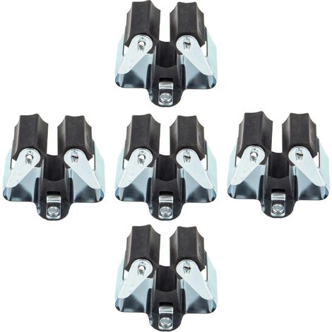 MASTERPROOF PROFESSIONAL Werkzeughalter, Gerätehalter, Besenhalter, 5-teilig, bis Ø 4 cm (1/4)