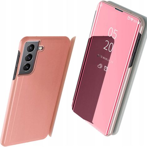 Custodia trasparente per Samsung Galaxy S22+ (S22 Plus) Rosa (1/5)