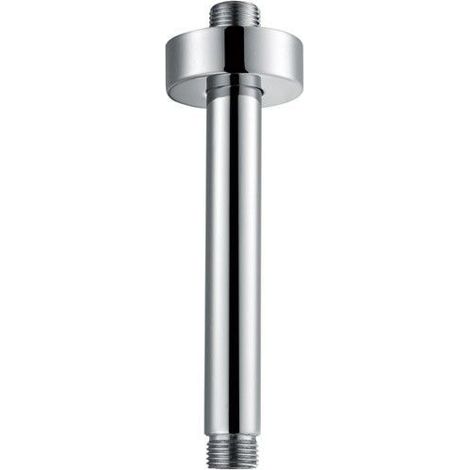 Chrome Round Short Ceiling Shower Arm Brass Body Finish 120mm