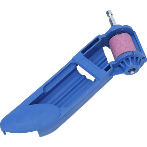 Tragbarer Bohrerschärfer 2–12,5 mm, Handbohrmaschinen-Schleifgerät, Schleifscheibe, Präzisionswerkzeug blau (1/5)