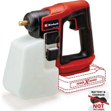 Einhell Pulvérisateur à pression sans fil GE-WS 18/10 Li Solo  PXC (18 V, réservoir 1 L, Pression Max 1,3 bar, Débit 9,60 l/h) Livré sans batterie ni chargeur