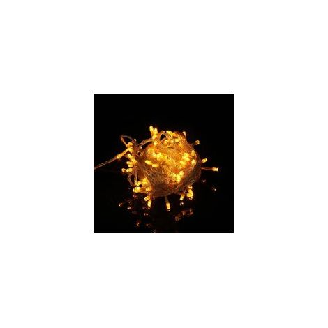 Catena luminosa da 100 m con 1000 LED per Carnevale, Matrimoni, Illuminazione esterna, Giardino e Interni (Giallo)