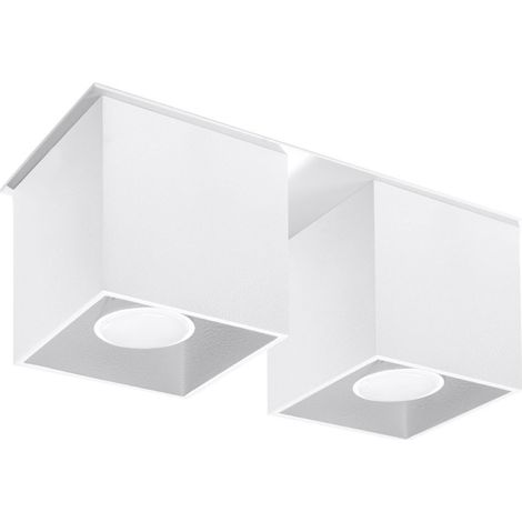 Lámpara de techo Delta 2 GU10 blanca ALU lumilo 00.141.65 (1/5)