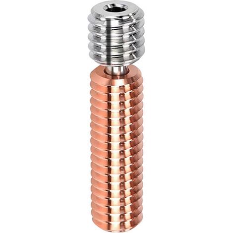 Tube d'alimentation bimétallique à rupture de chaleur pour imprimante 3D, en alliage de titane et cuivre-zirconium chromé, compatible avec les filaments Fila de 1,75 mm. (1/5)