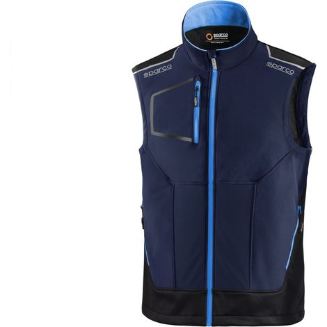 Sparco 02419BMAZ Gilet Tech Illinois Blu Azzurro M