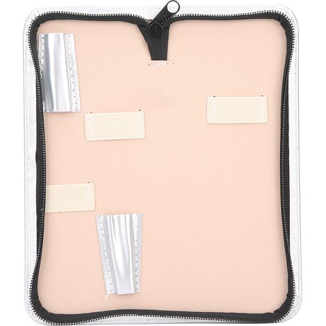 Trousse de rangement pour outils de coiffure en PU, pochette portable de voyage pour barbiers, salons et coiffeurs (1/5)