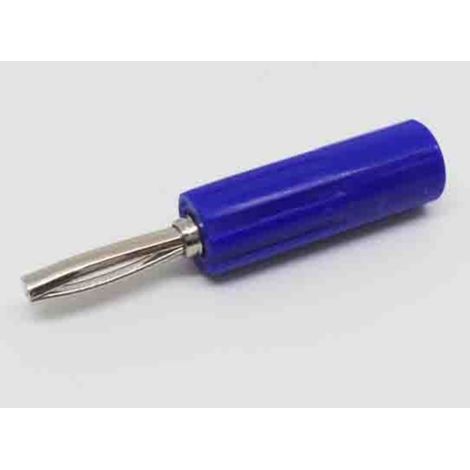 Fiche banane RS PRO Bleu Mâle 10A 50V