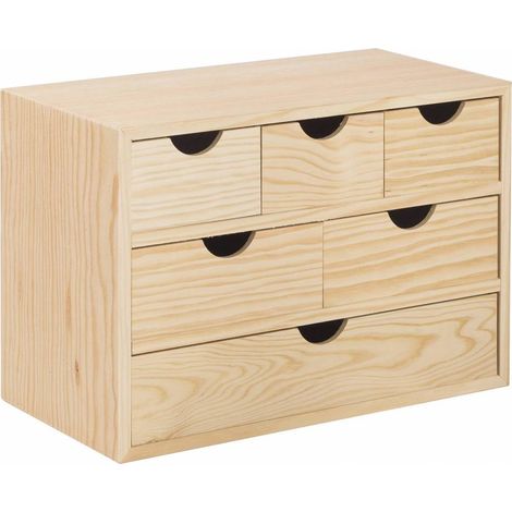 Mini cómoda de madera 40 x 20 x 28 h