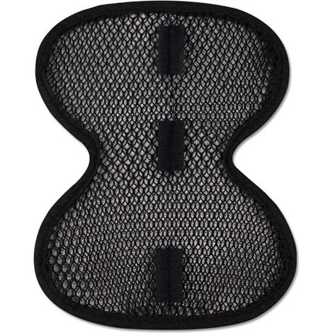 Atmungsaktives Motorradhelm-Innenfutter, gepolstert, wärmeisolierend, Helmpolster, schwarz (1/4)