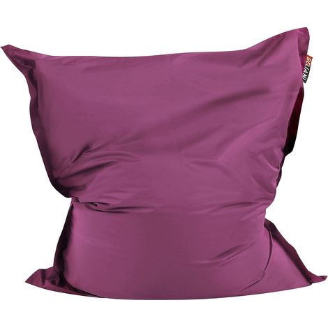 Fodera per pouf a sacco grande in nylon con cerniera, impermeabile e resistente 140 x 180 cm, viola, FUZZY (1/5)