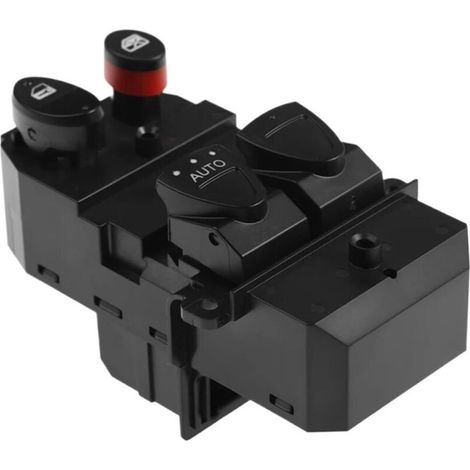 Interrupteur de commande de lève-vitre 35750-SVA-A11, compatible avec les Honda Civic 2006-2011, commande les vitres électriques, interrupteur de commande principal côté conducteur, facile à utiliser.