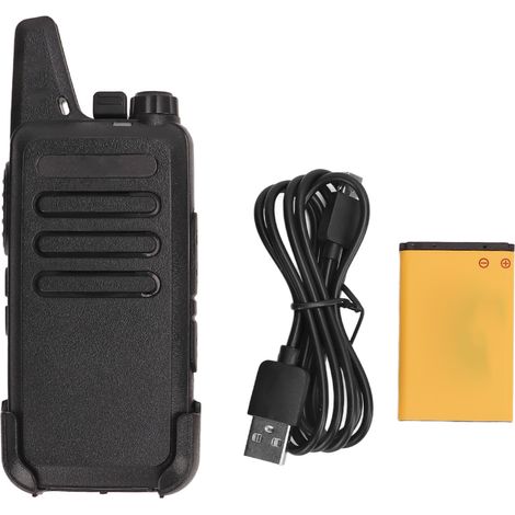 Talkie-walkie sans fil 5W portable mini étanche 16 canaux 400-470MHz pour hôtels (1/5)
