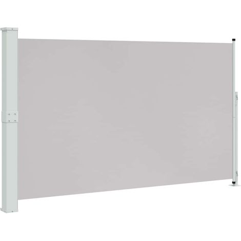 Tenda da Sole  Tenda Laterale Retrattile per Patio 180x300 cm Grigia (1/5)