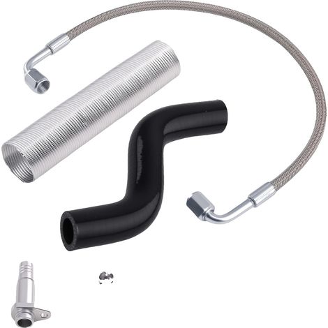 Kit de ligne d'huile Turbo, Aluminium Billet T6, Température FKM 390°C, Température HNBR 300°C, Dimensions 16,8 x 14,8 x 6,4 cm, 100% Neuf (1/5)