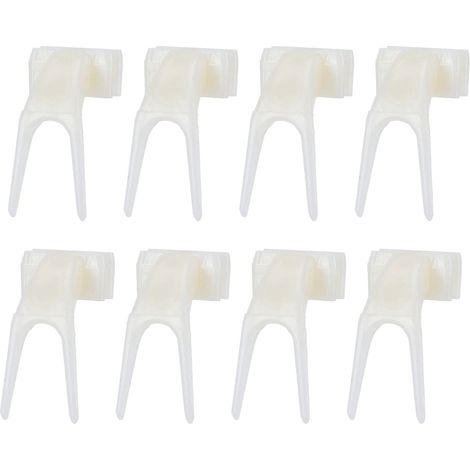 20 Pièces Fourchettes à Fruits en Plastique Léger pour Oiseaux, Jouet pour Perroquets, Accessoires Pratiques pour Nourrir les Oiseaux (1/5)