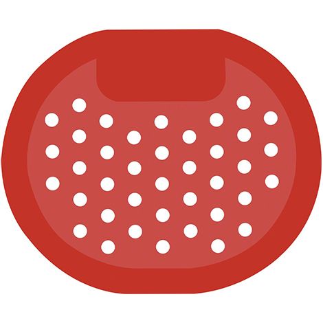 Filtro per orinatoi 168x140  Rosso    FLUIDMASTER