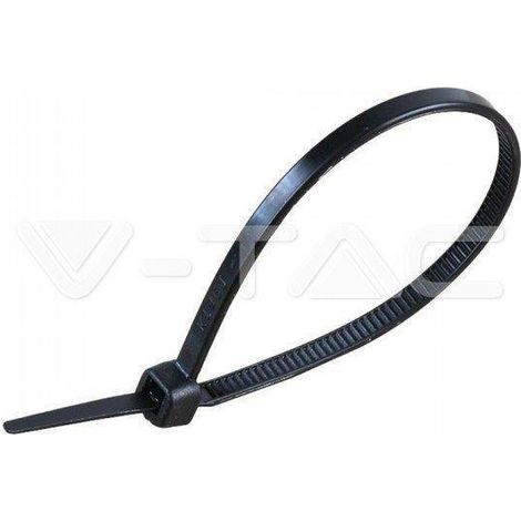 Attache-cable pour câblage 4.5x300mm noir 100pcs V-TAC - sku 11174 (1/10)