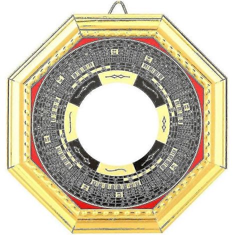 Miroir Feng Shui chinois, miroir Bagua convexe/concave traditionnel pour les affaires et le domicile commercial, pour attirer l'argent et la prospérité. (1/5)