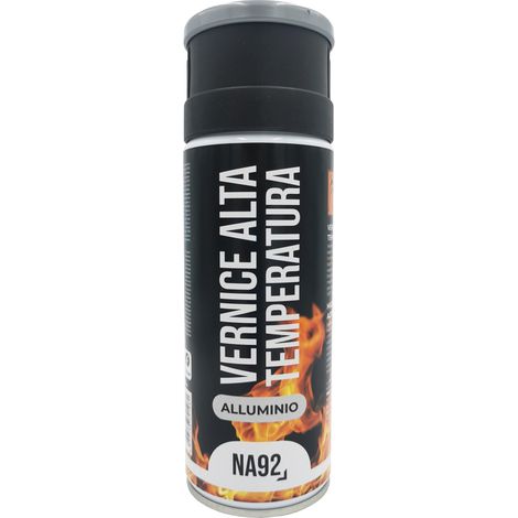 Spray Vernice Acrilica Alta Temperatura 400 ml NA92 PRO - Alluminio (1/4)
