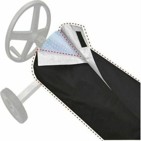 Housse de protection pour enrouleur solaire de piscine, dimensions 490x9, pour couverture solaire, piscine et enrouleur. (1/5)