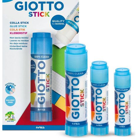 Trade Shop - Glue Giotto Pvp En Stick 20 Gr Para Uso De La Oficina Escuela Hobby Papel Y Cartón -