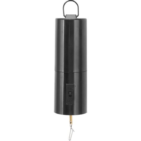 Suspendu Noir Rotatif Moteur Vent Spinner Moteur Mobile À Piles Moteur Multi Usages Crochet Rotatif pour Jardin Décoration Accessoire Fournitures