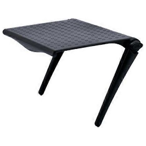 Support TV avec étagère, rangement pour écran et routeur, gain de place, meuble de salon compact (1/4)