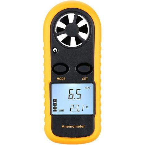 Anémomètre numérique Anémomètre Anémomètre portatif Anémomètre Instrument de test de vent (1/5)