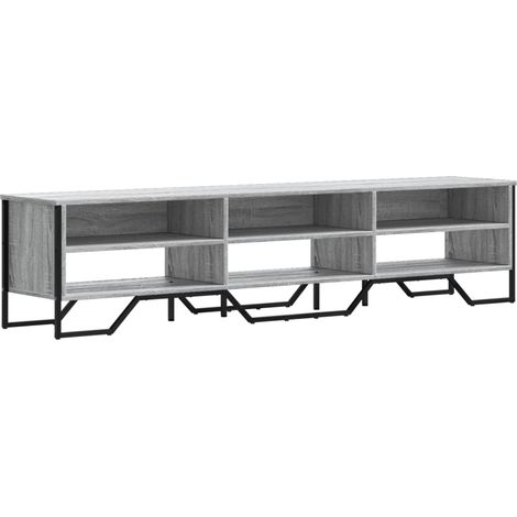 Mobile TV multimediale scaffale per televisione televisione buffet sala da pranzo soggiorno camera da letto sonoma 180 x 34 x 41 cm derivati del legno grigio 020028429