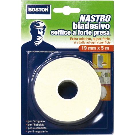 Nastro biadesivo mm 19x5 m scotch nastro biadesivo soffice boston 3000 soft