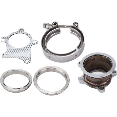 5 Boulons Bride Collecteur Turbo vers Adaptateur Pince V 3 pouces Kit pour Turbos T3/T4 (1/5)
