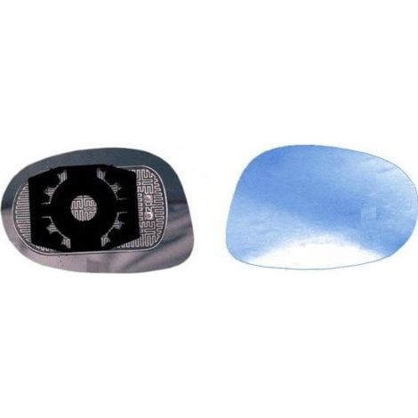 Verre de rétroviseur droit bleu chauffant Lancia Ypsilon 2 depuis 2011