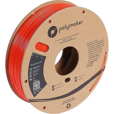 Poly PolySmooth PVB Filament Rot Koralle 750 g 1,75 mm