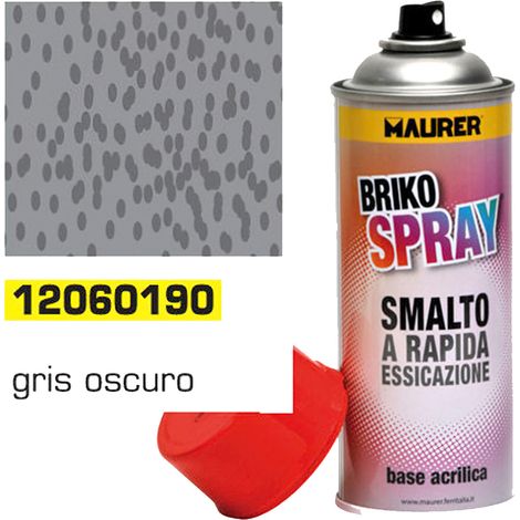 BRIKO SPRAY MAURER PLUS 400ML FERROMICACEO GRIGIO SCURO