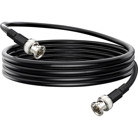 Mâle Vers Mâle 3M Câble Coaxial D'extension 75 Ohms Faible Perte Coaxial Câble Pour Caméra de Surveillance Vidéosurveillance DVR Système de Sécurité (1/5)