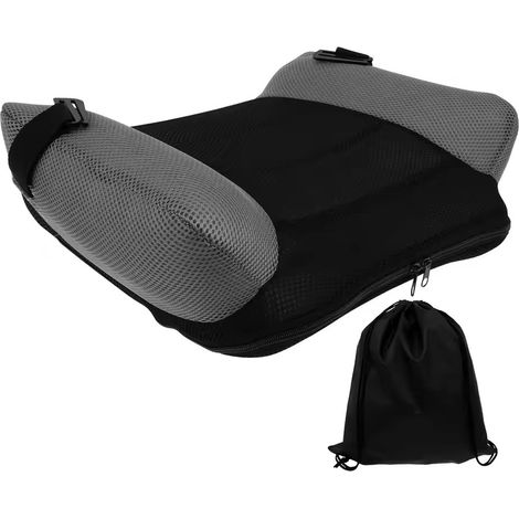 Coussin gonflable pour siège enfant, sûr et confortable, adapté aux voitures, restaurants et lieux publics, noir.
