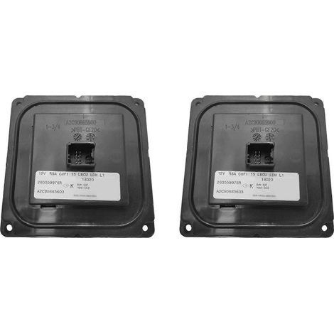 2x Module de commande de phares de voiture 260559976R pour Renault Megane Captur 2013-2019, module de feux de jour A2C90665603