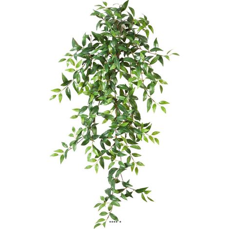Chute de Tradescantia feuillage artificiel Vert en piquet 125 cm Vert - dimlon: 125 cm - couleur: Vert (1/3)