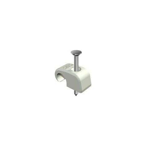 Clip para cables obo Bettermann 2228629 incluye clavo diámetro 7 mm