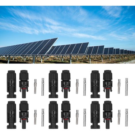 10 Sätze 1000V Photovoltaikkabel und MC4 Photovoltaik-Steckverbinder (1/5)