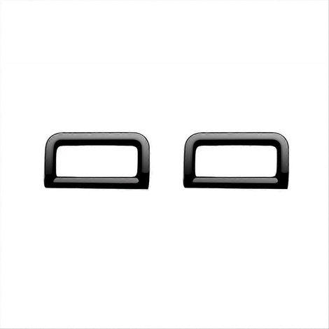 Cadre de garniture de sortie d'air de climatisation pour tableau de bord Honda N-BOX, noir brillant (1/5)
