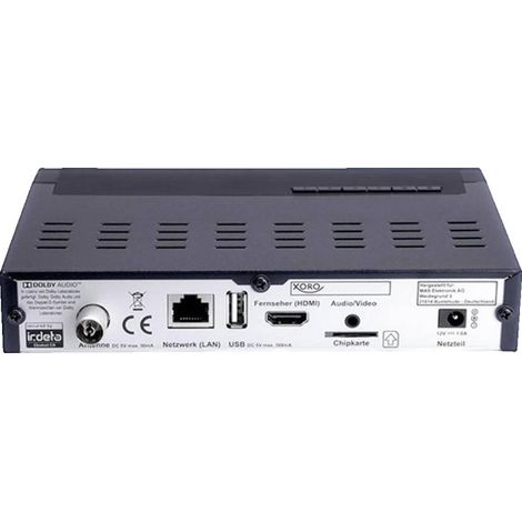 Récepteur Xoro HRT 8770 HD à double tuner DVB-T2/C Freenet PVR-R
